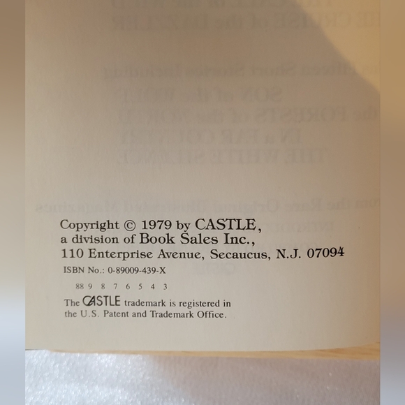 VINTAGE CLASSICS: Tales of the North by Jack London - 1979 HC Pub. by Castle - Picture 4 of 9